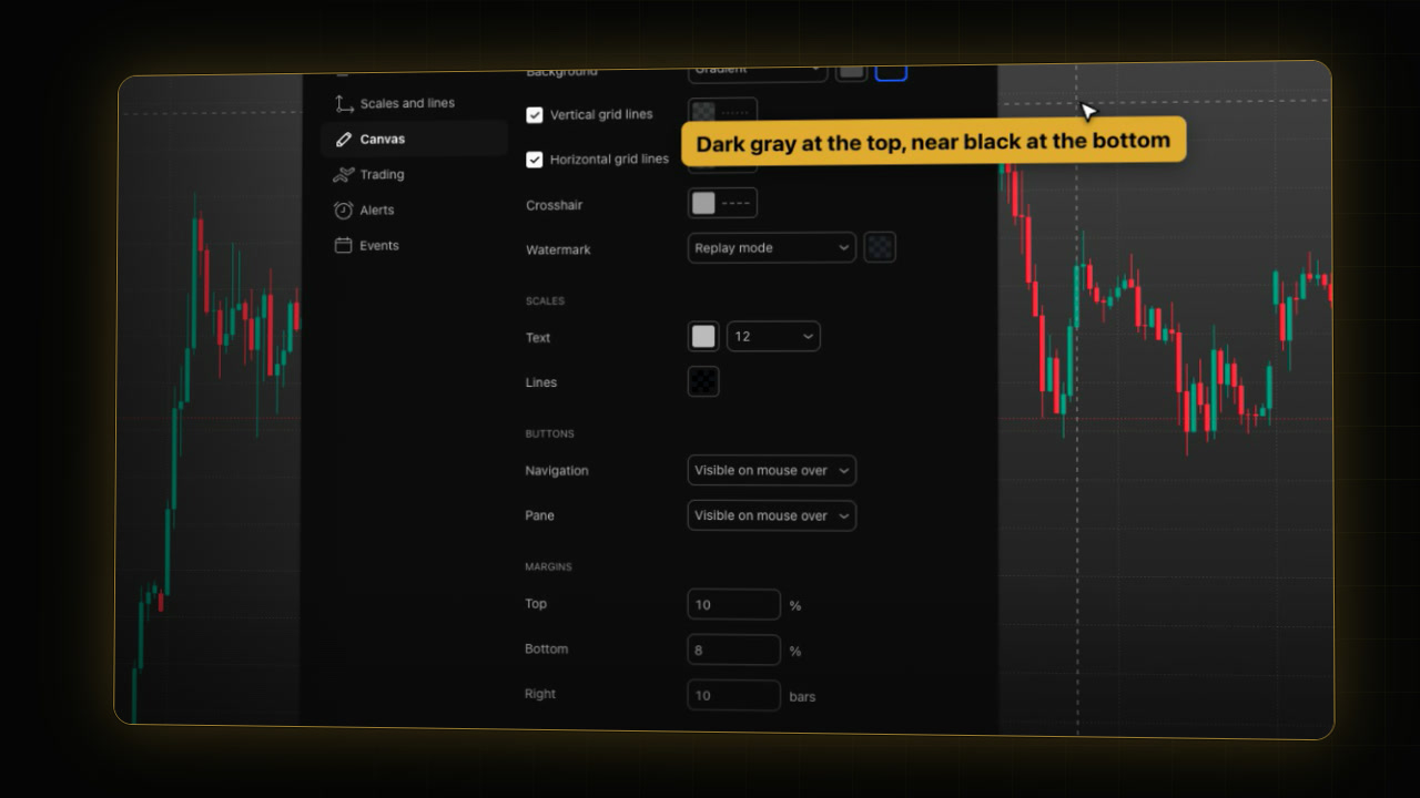 Video preview: TradingView Chart Settings: A Clean Dark Setup for Trading