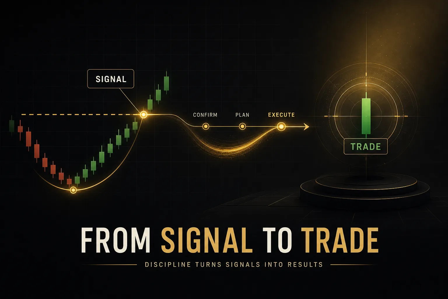 cTrader platform displaying trade signal execution workflow, from alert generation to automated order placement