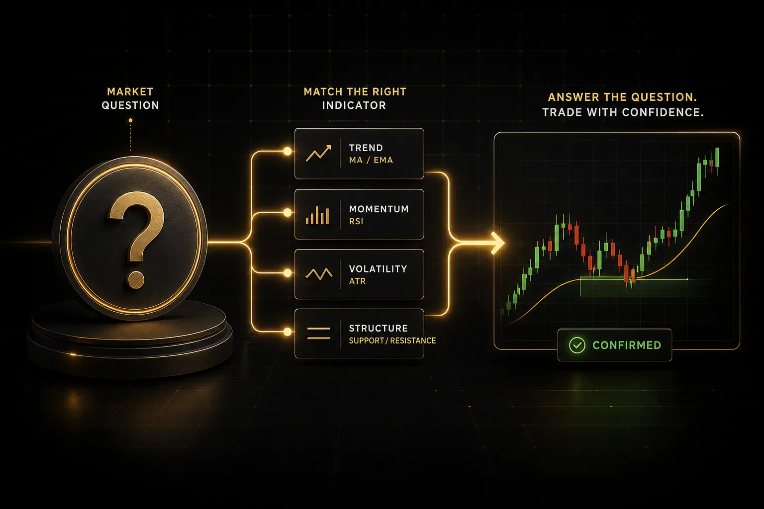 MT5 indicators dashboard comparing tools to help traders match indicators to specific market questions