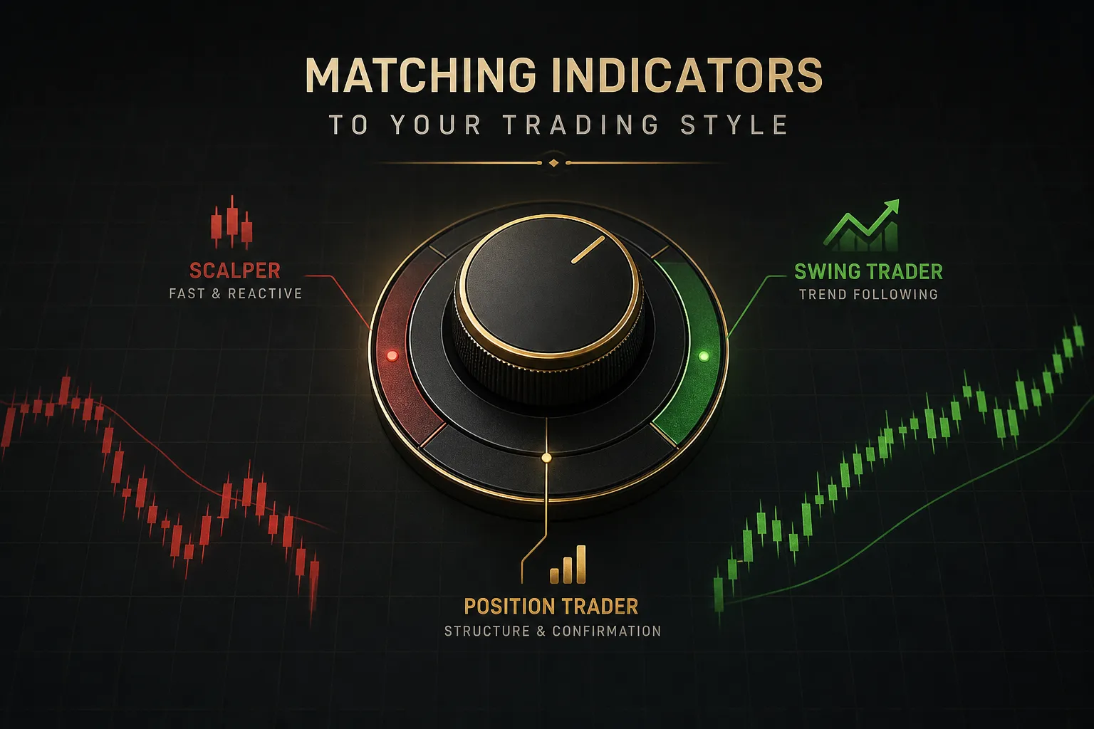 TradingView indicator dashboard showcasing tools matched to different trading styles and strategies